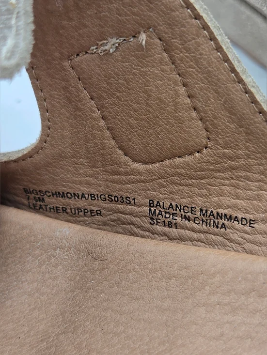 Steve Madden Bigschmona Tan Suede Platform Sandals Size 7.5 - Picture 12 of 15